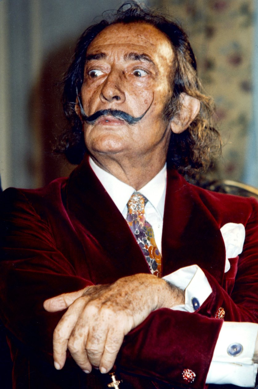 Salvador Dali (1904-1989) Artiste espagnol du surréalisme, ici vers 1968 (photo) - Unbekannt
