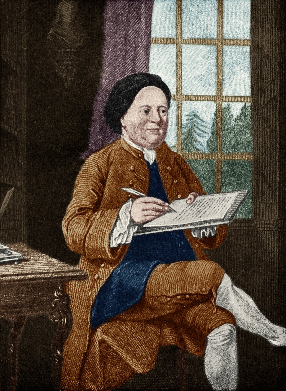 Samuel Richardson, portrait. Auteur anglais, 19 août 1689 - 4 juillet 1761. par Mason Chamberlin - Unbekannt