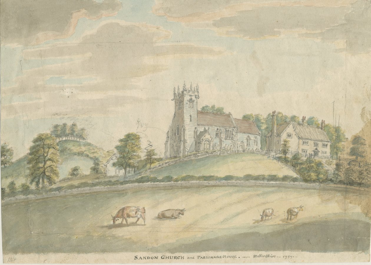 Église et presbytère de Sandon - Unbekannt