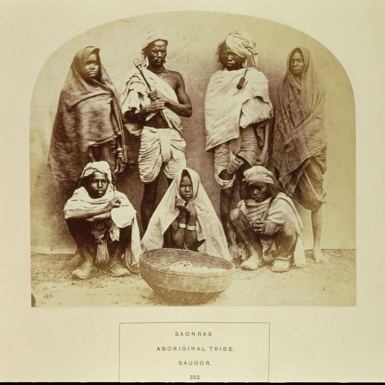 Saonras, une tribu aborigène de Saugor, Inde centrale, n° 355 de 