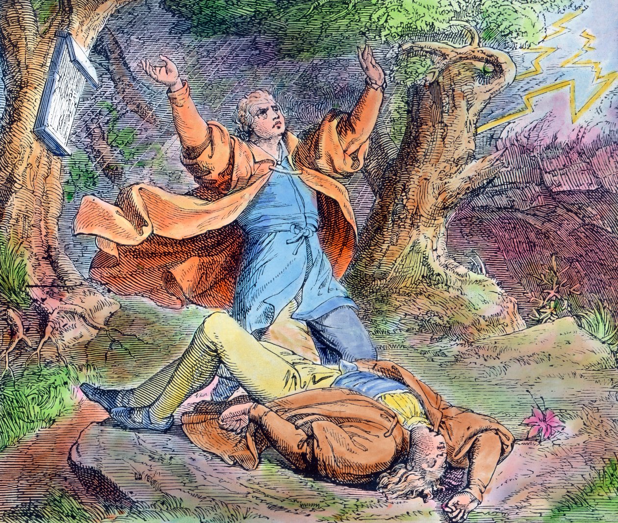 Scène de la vie du réformateur protestant Martin Luther - Unbekannter Künstler