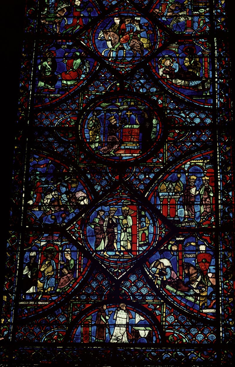 Scènes de la vie de Charlemagne (747-814) de l