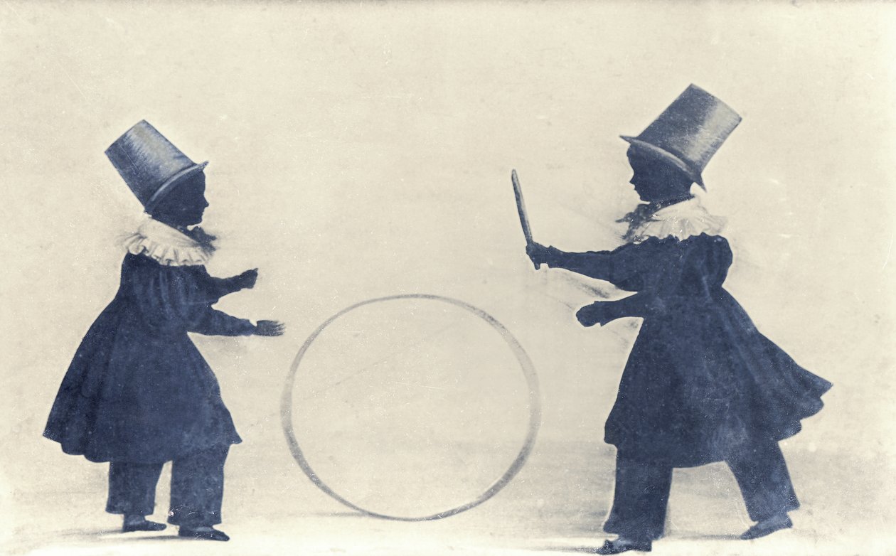 Silhouette de deux membres de la famille Brett - Unbekannt