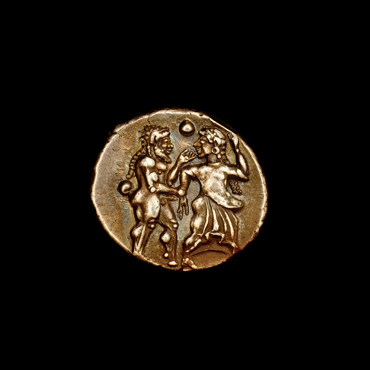 Pièce de monnaie en argent, Grèce antique, îles de Thrace Thasos, 500 av. J.-C. Important chef-d