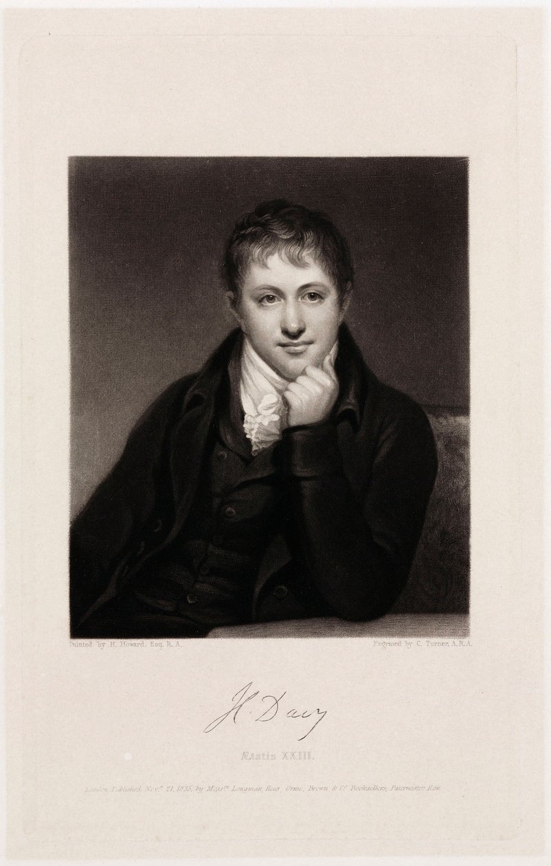Sir Humphry Davy, chimiste anglais - Unbekannt