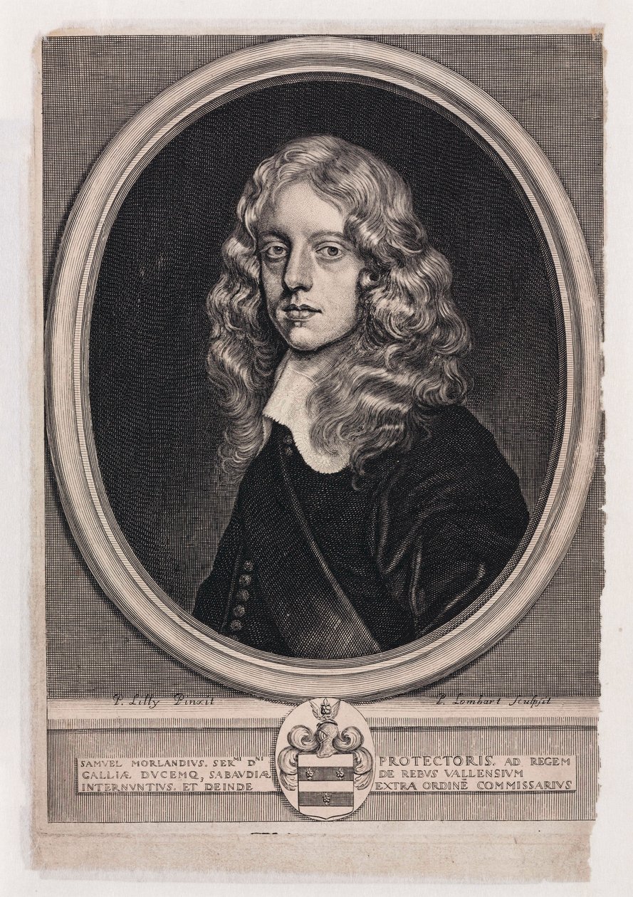 Sir Samuel Morland, diplomate, mathématicien et inventeur anglais, vers 1660 - Unbekannt