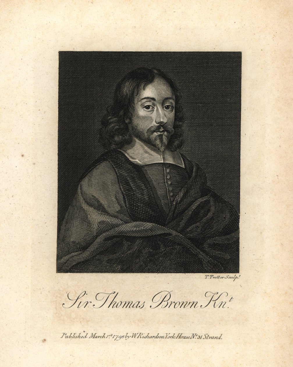 Sir Thomas Brown, polymathe et écrivain anglais sur la science, la médecine, la religion et l