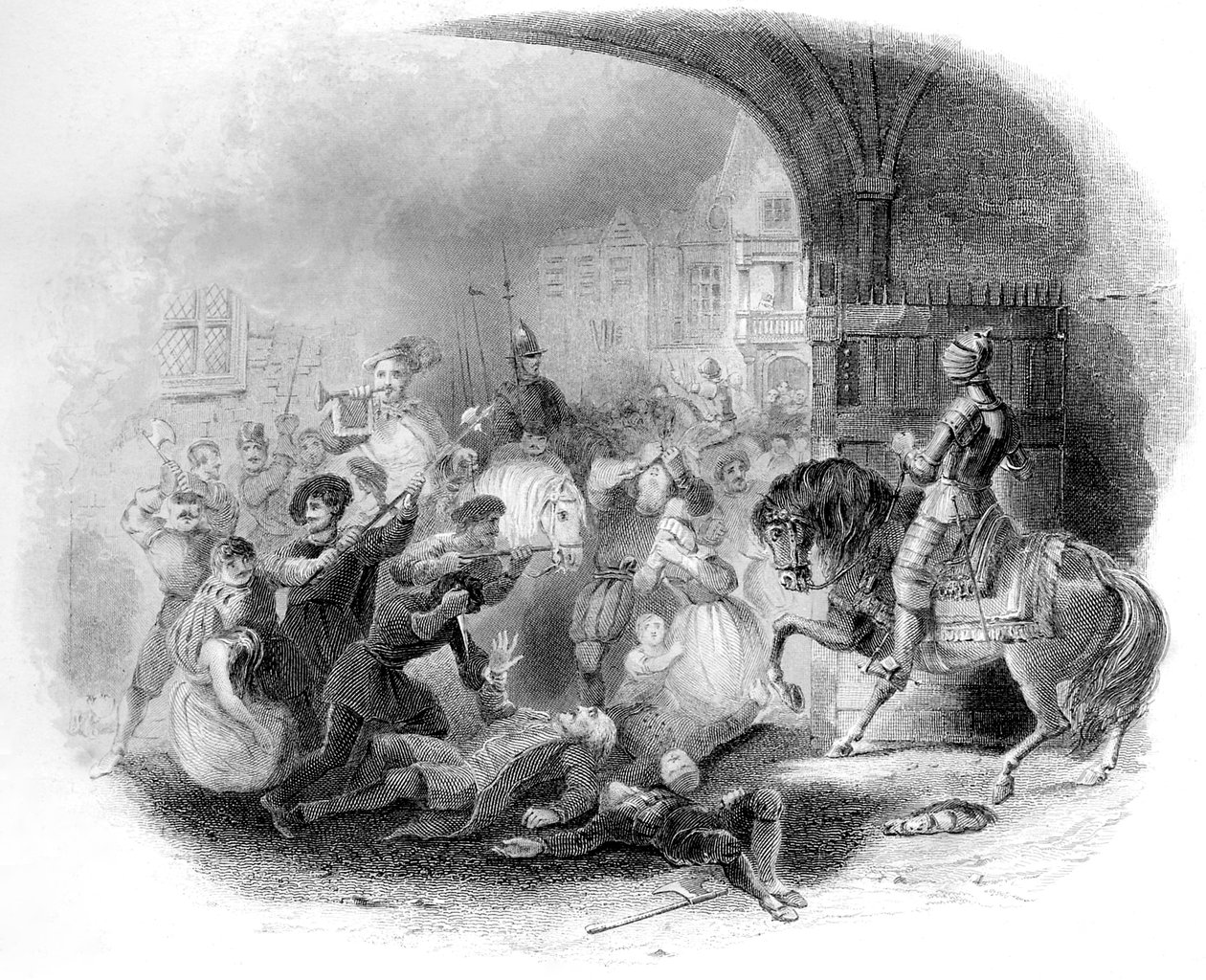 Massacre de la Saint-Barthélemy - Unbekannter Künstler