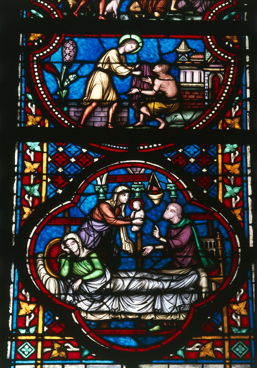Vitrail de la cathédrale Notre-Dame de Tournai, Belgique - Unbekannter Künstler
