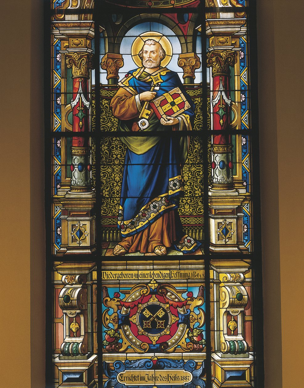 Vitrail de Saint Pierre, Stockholm, Suède - William M. Timlin