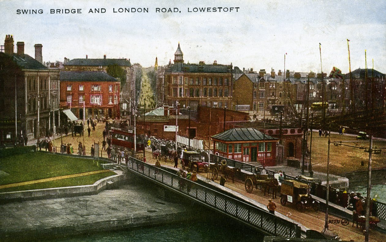 Pont tournant et London Road, Lowestoft - Unbekannter Künstler