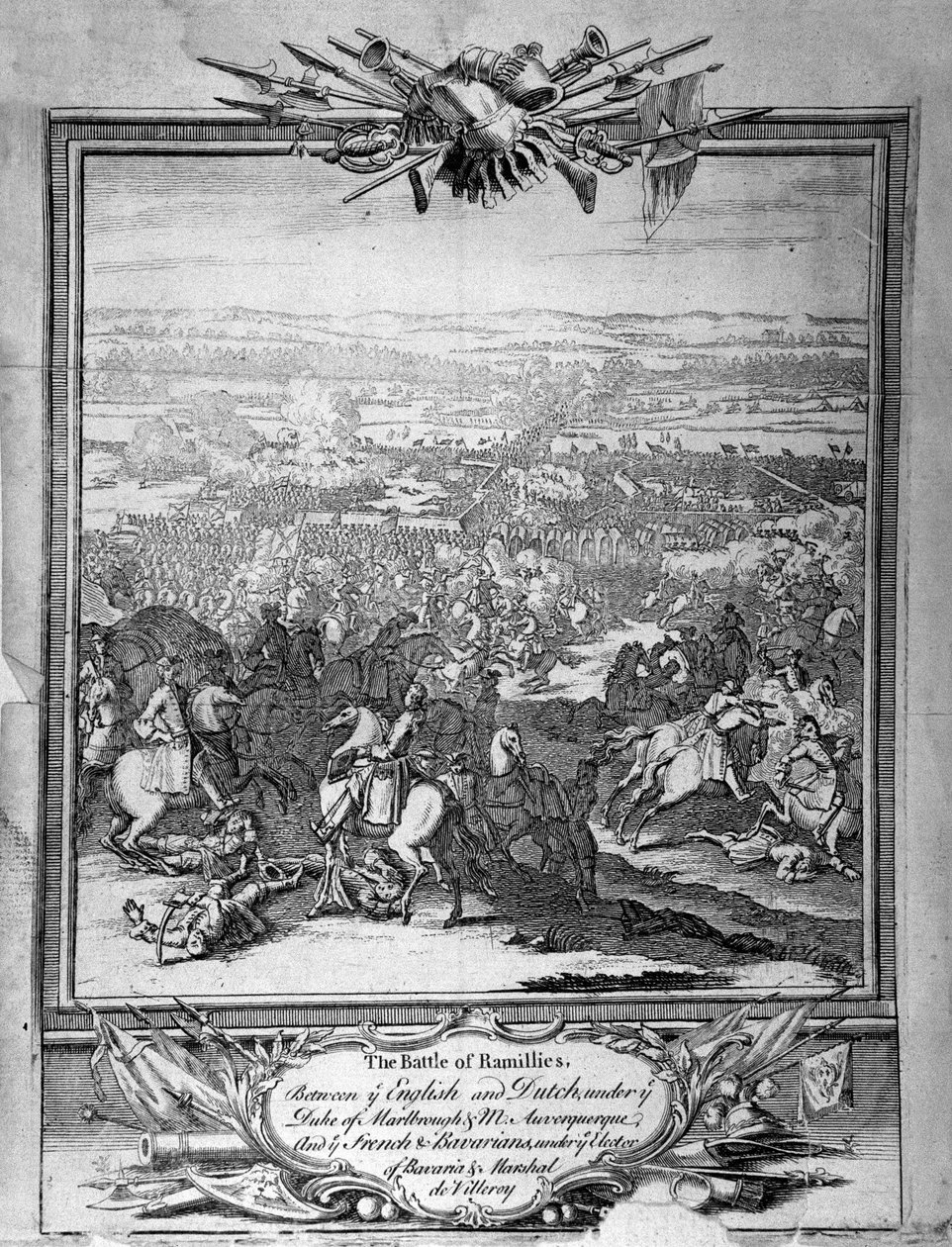 La Bataille de Ramillies, vers 1780 - Unbekannt