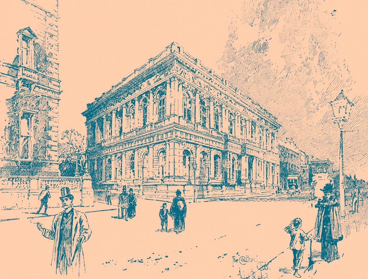 Le Carlton Club, Pall Mall, Londres - Unbekannter Künstler