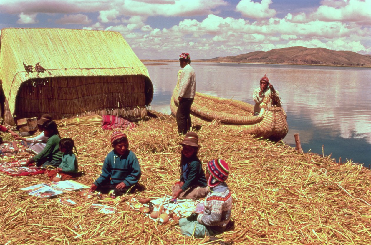 Les îles flottantes du peuple Uros - Unbekannt