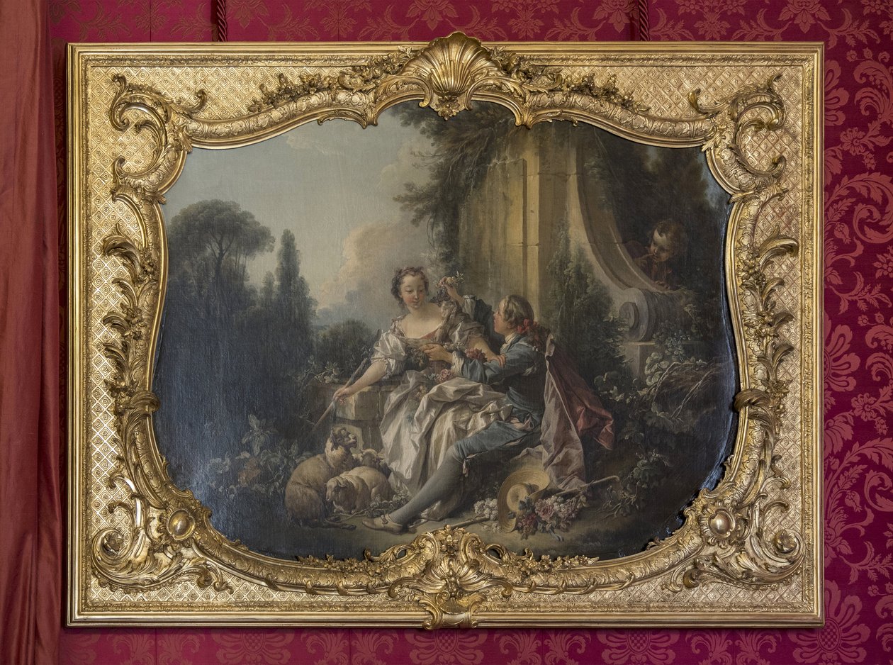 Le Pasteur galant ou la Guirlande. Chambre de parade de la princesse. Hôtel de Soubise, Paris - Unbekannt