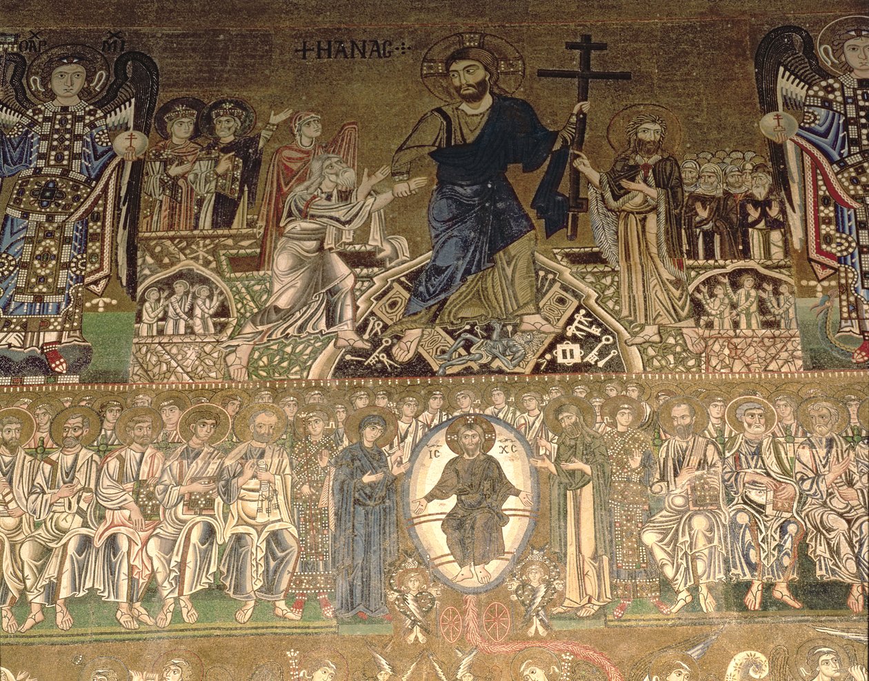 Le Jugement Dernier, détail du Christ jugeant - Benjamin Baud