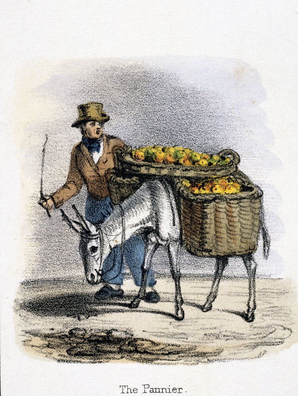 Le panier, vers 1845 - Unbekannter Künstler