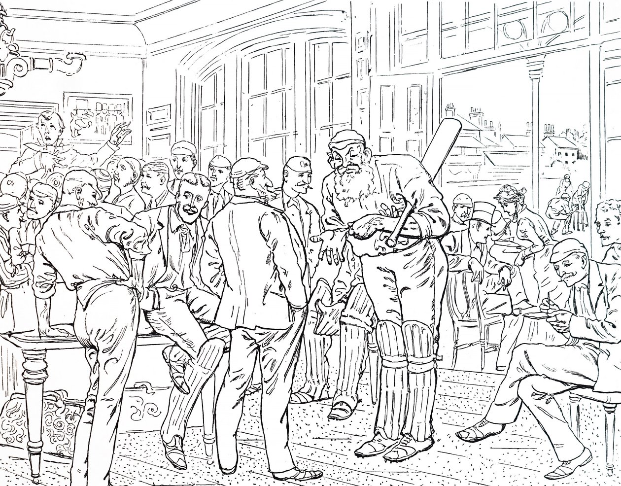 Le pavillon au terrain de cricket de Lord