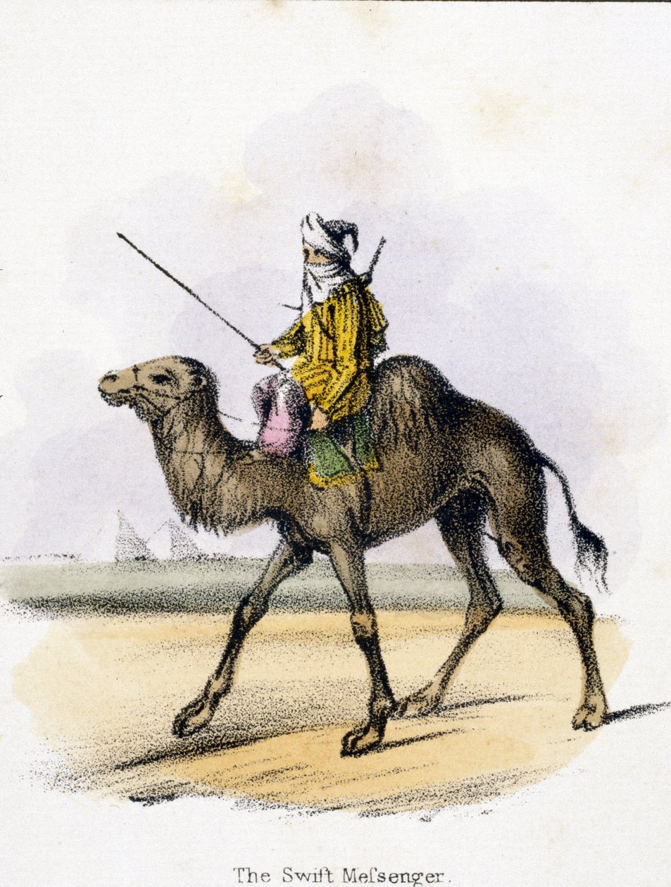 Le messager rapide, vers 1845 - Unbekannter Künstler