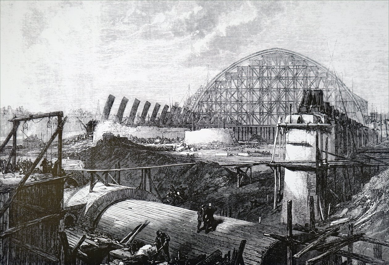 La construction de la gare de St Pancras - Unbekannt