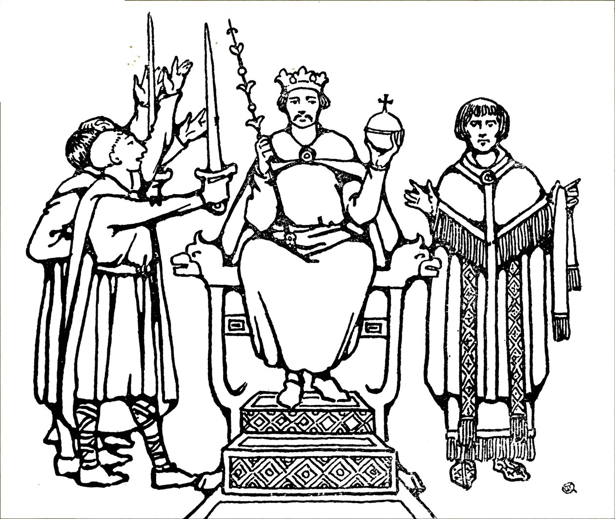 Le couronnement du roi Harold Godwinson - Unbekannt
