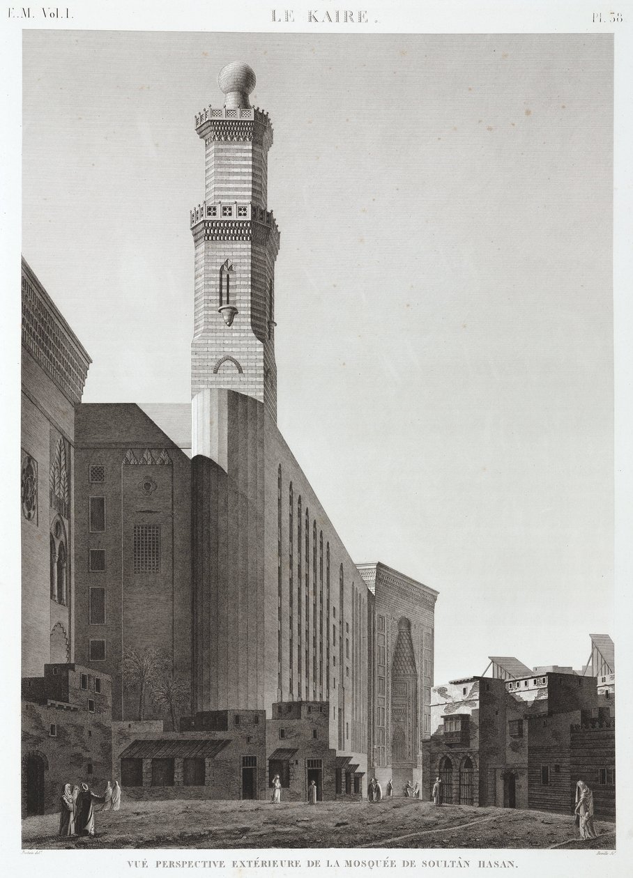 La mosquée du Sultan Hassan, Le Caire, Égypte, vers 1798 - Unbekannt
