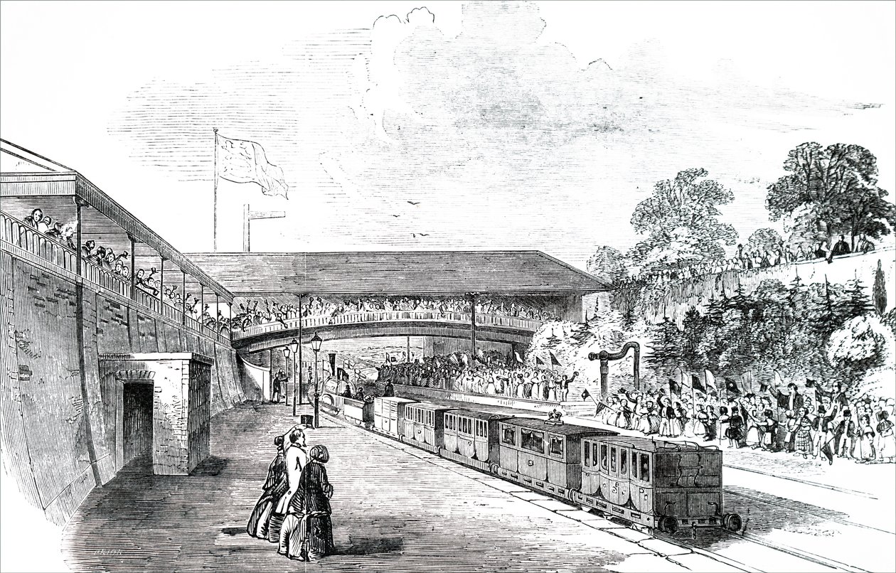 Le train royal quittant Cheltenham - Unbekannt