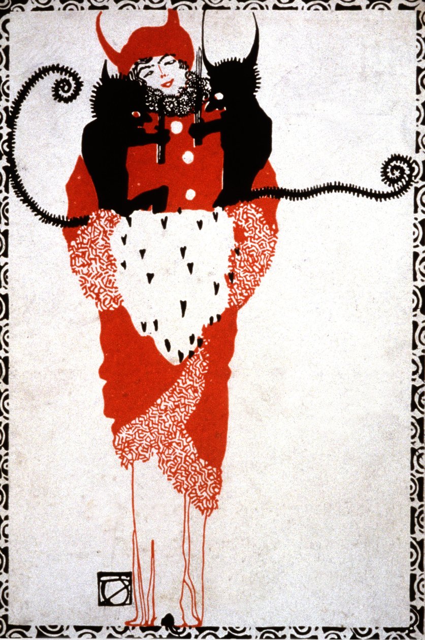 Le salut du diable, vers 1919 - Unbekannter Künstler
