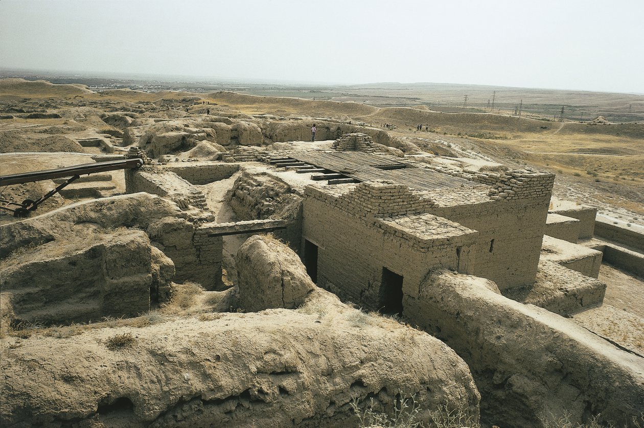 Turkménistan. Ruines de Nisa. Liste du patrimoine mondial de l