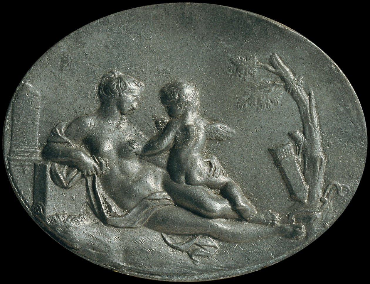 Vénus et Cupidon - Unbekannter Künstler