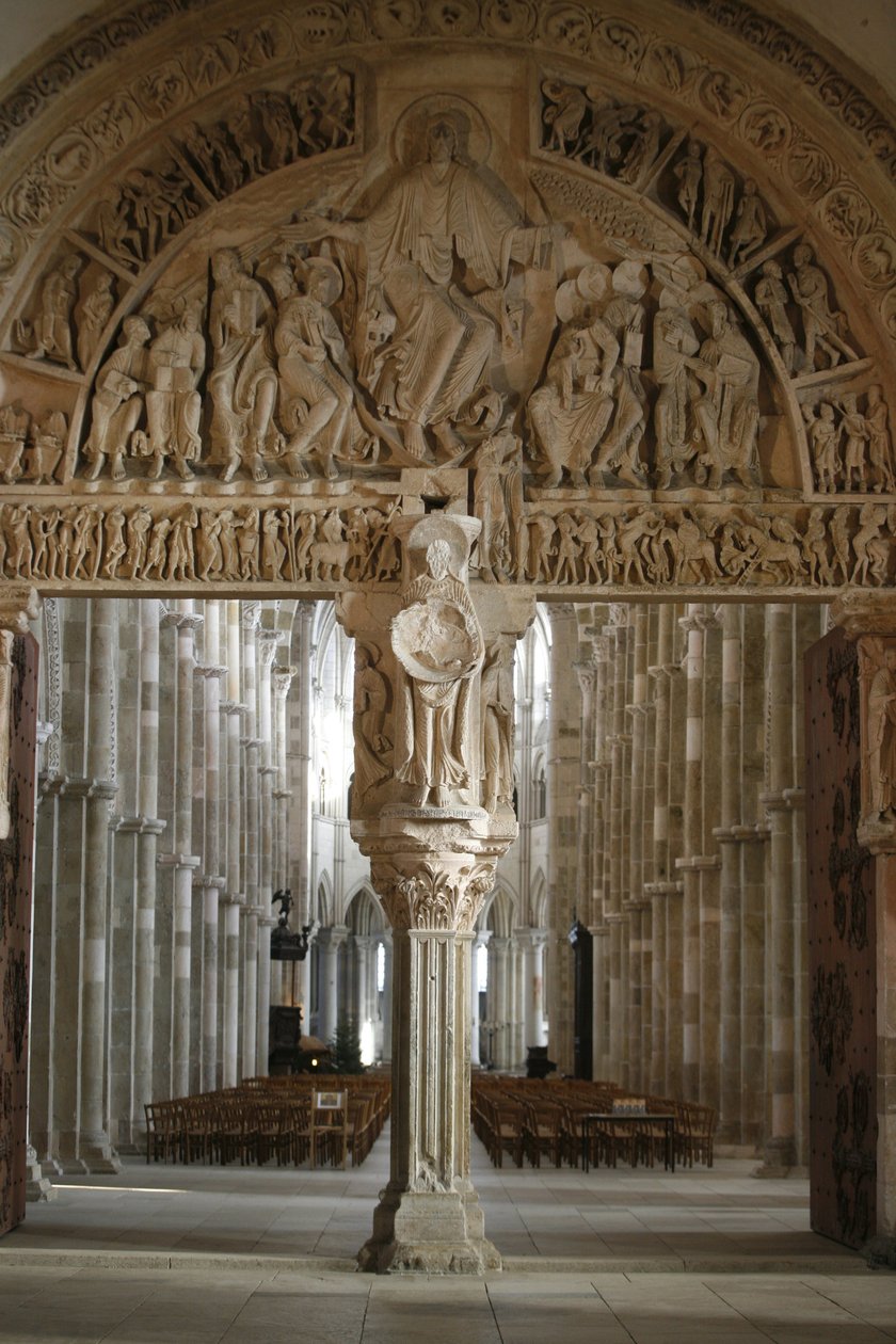 Portail du narthex de la basilique de Vézelay, Vézelay, France - Unbekannt