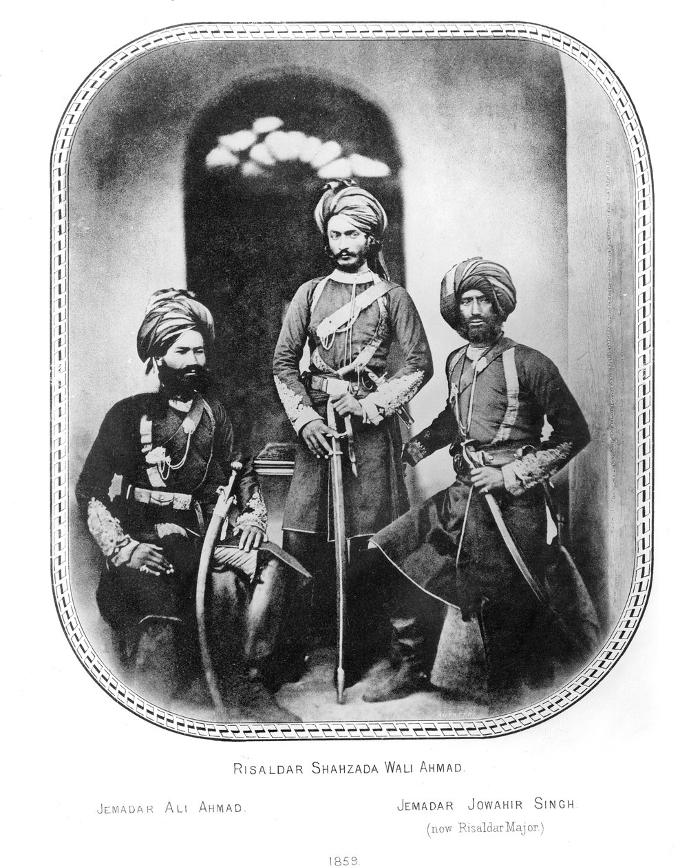 Officiers de cavalerie indienne commissionnés par le vice-roi - Unbekannt