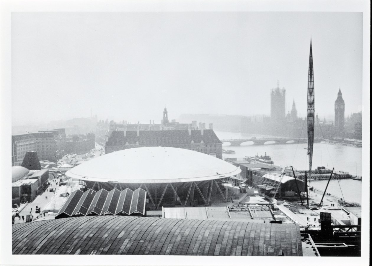 Vue du Dôme de la Découverte construit pour le Festival de Grande-Bretagne, ouvert le 4 mai 1951 - Unbekannt