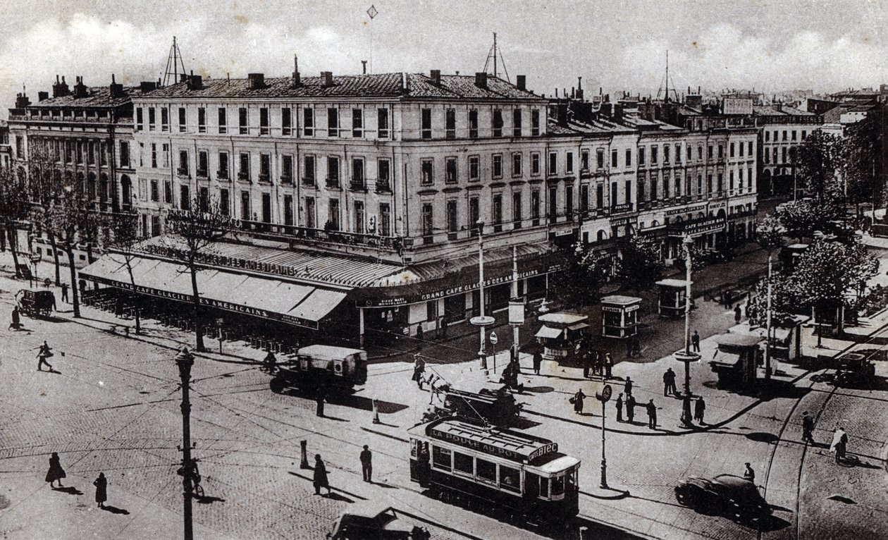 Vue du carrefour Jean Jaurès à Toulouse, Haute-Garonne - carte postale vers 1910 Collection privée - Unbekannter Künstler