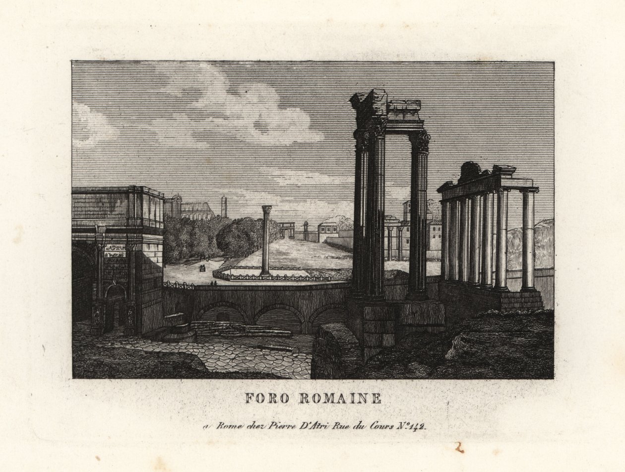 Vue du Forum Romain, Rome - Unbekannt