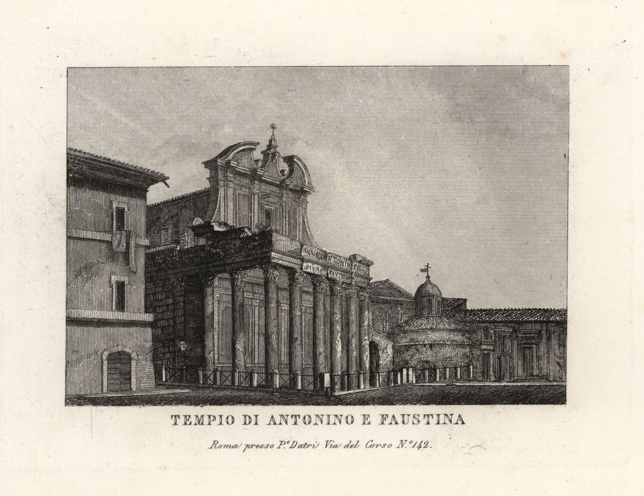 Vue du Temple d