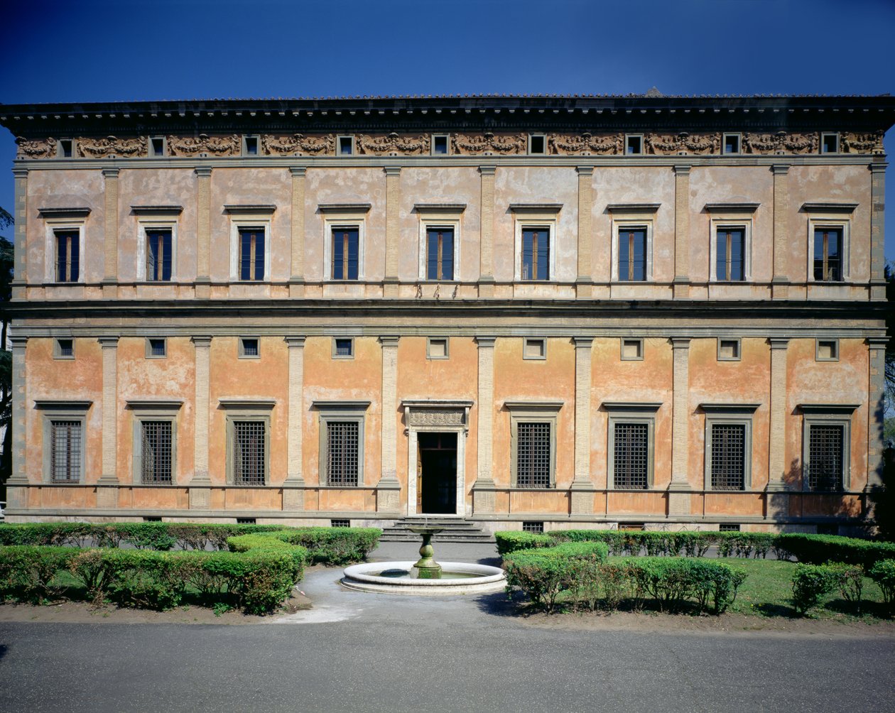 Vue de la façade, conçue par Baldassarre Peruzzi (1481-1536) 1506 (photo) - Unbekannt