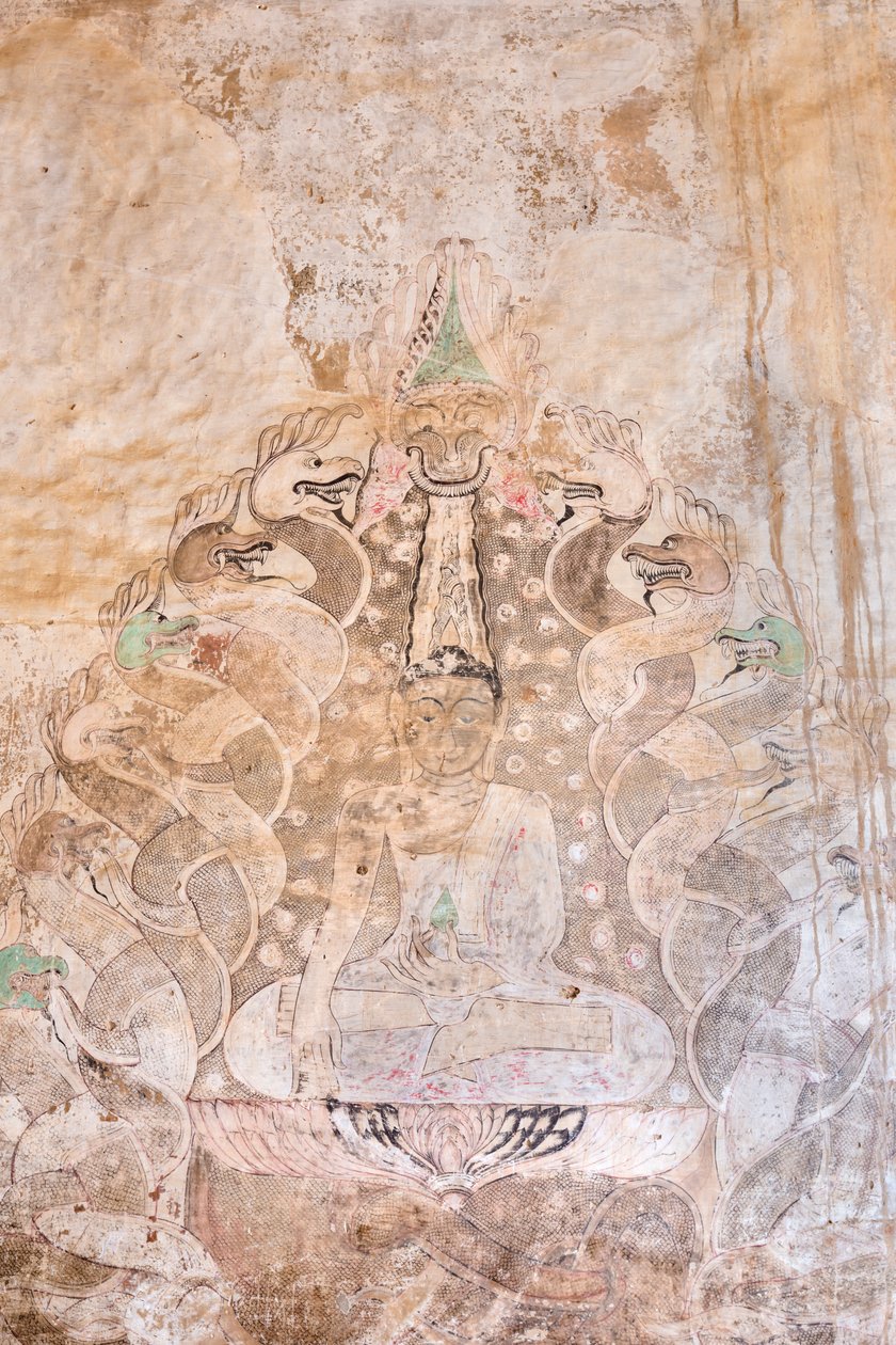 Peinture murale, Sulamani Pahto, Bagan - Unbekannter Künstler