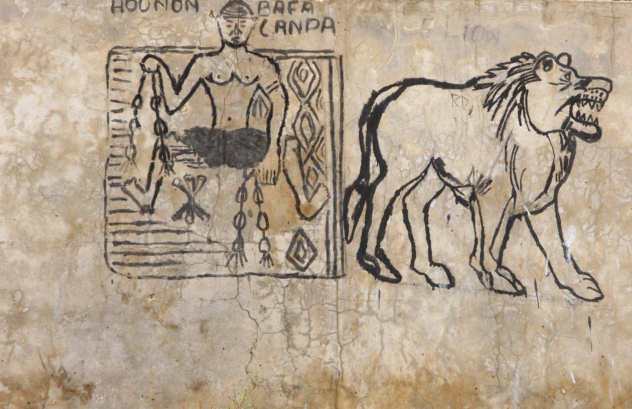 Peinture murale représentant un sorcier vaudou - Unbekannt