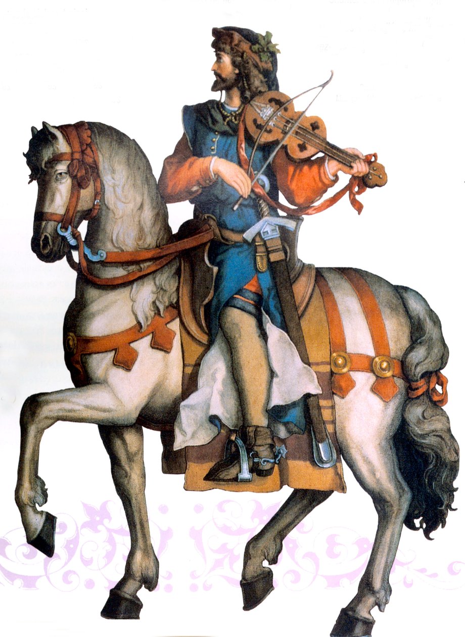 Walther von der Vogelweide, début du 20e siècle (illustration) - Unbekannter Künstler