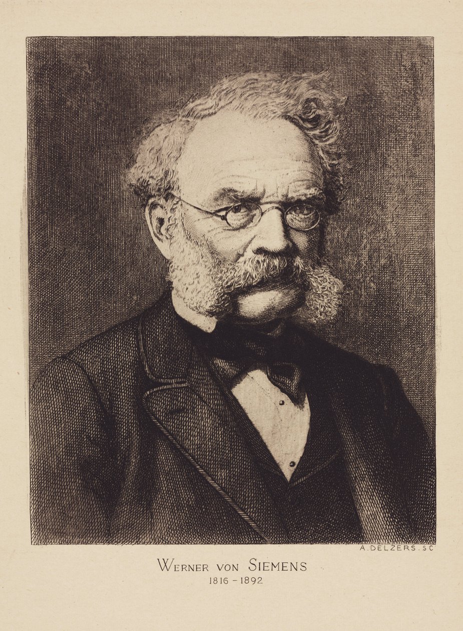 Werner von Siemens, ingénieur électricien et inventeur allemand, c 1880 - Unbekannter Künstler