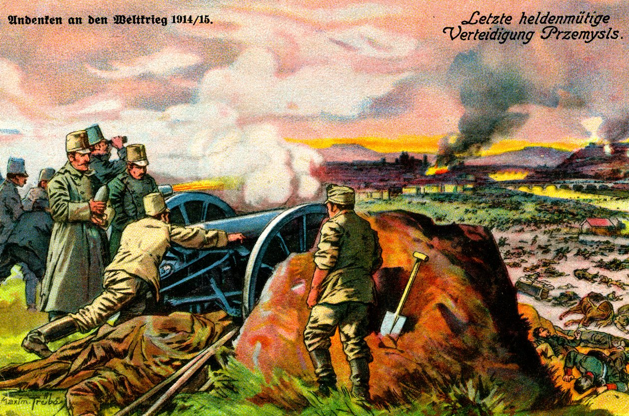 Première Guerre mondiale : défense austro-hongroise de Przemyśl - Unbekannter Künstler