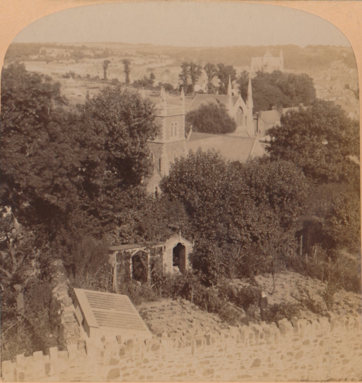 Vue générale de Truro, Cornouailles, Angleterre, 1900 - Underwood and Underwood