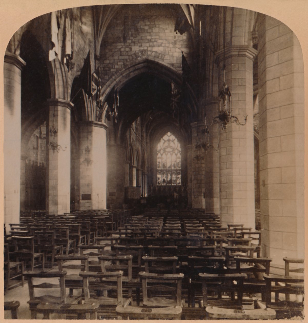 Cathédrale Saint-Gilles, Édimbourg, Écosse, 1896 - Underwood and Underwood