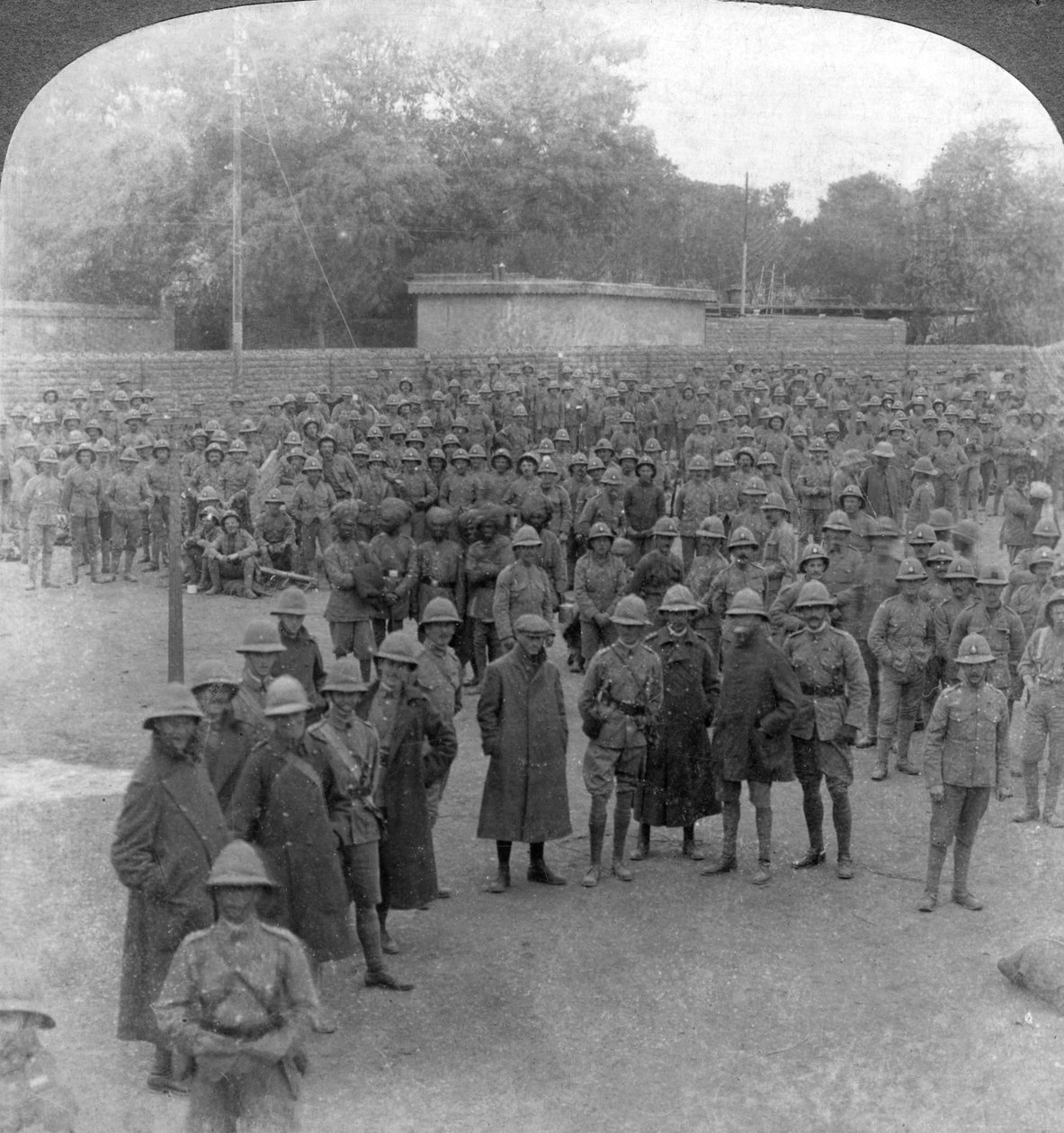 La revue militaire des manœuvres de Rawalpindi, Inde - Underwood and Underwood