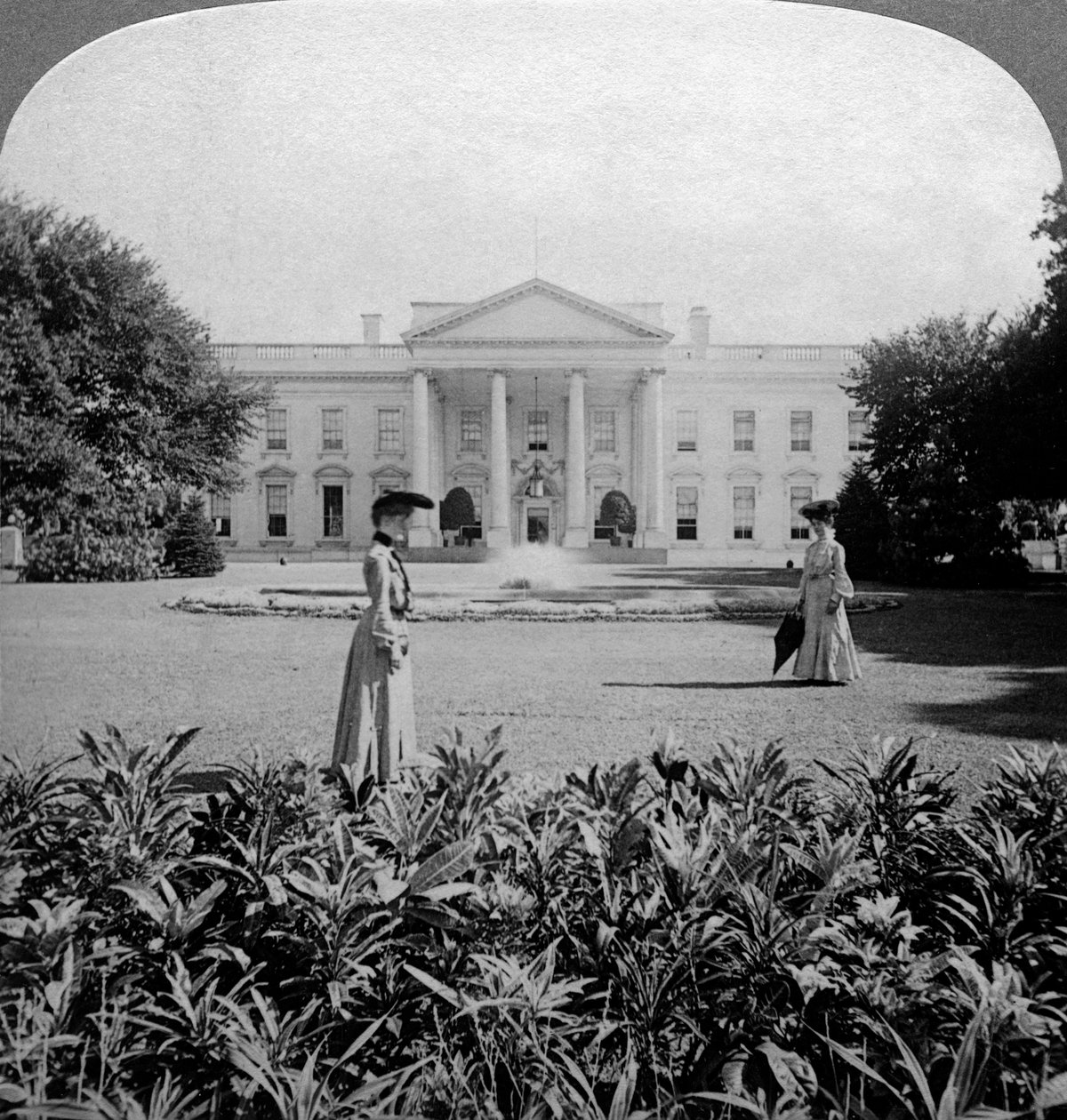 La Maison Blanche, Washington DC, États-Unis, fin du 19ème siècle - Underwood and Underwood