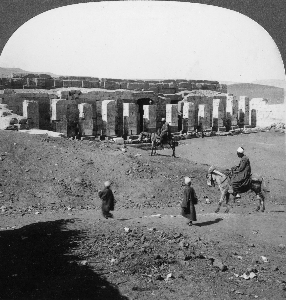 Le temple de Sethos I, Abydos, Égypte, 1905 - Underwood and Underwood