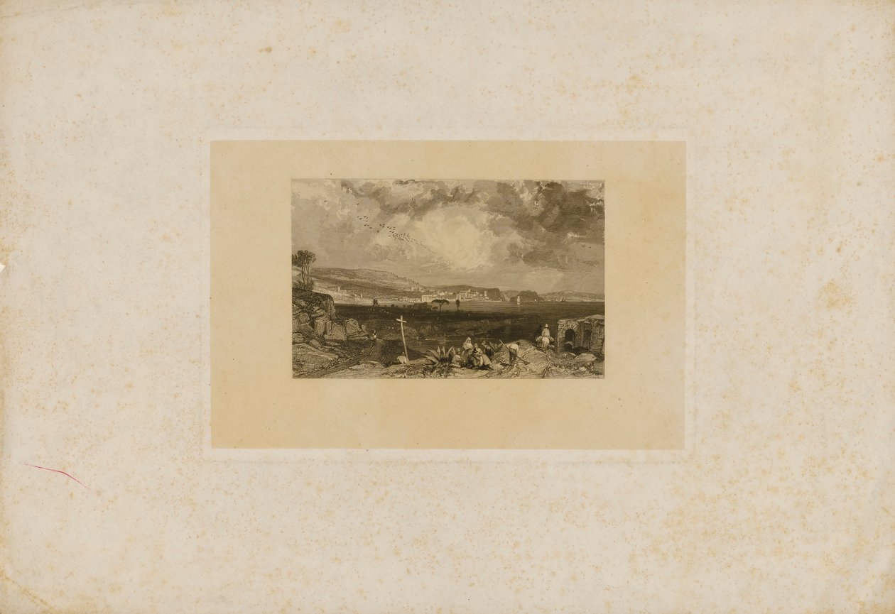 Paysage de la ville sur la baie - Unidentified