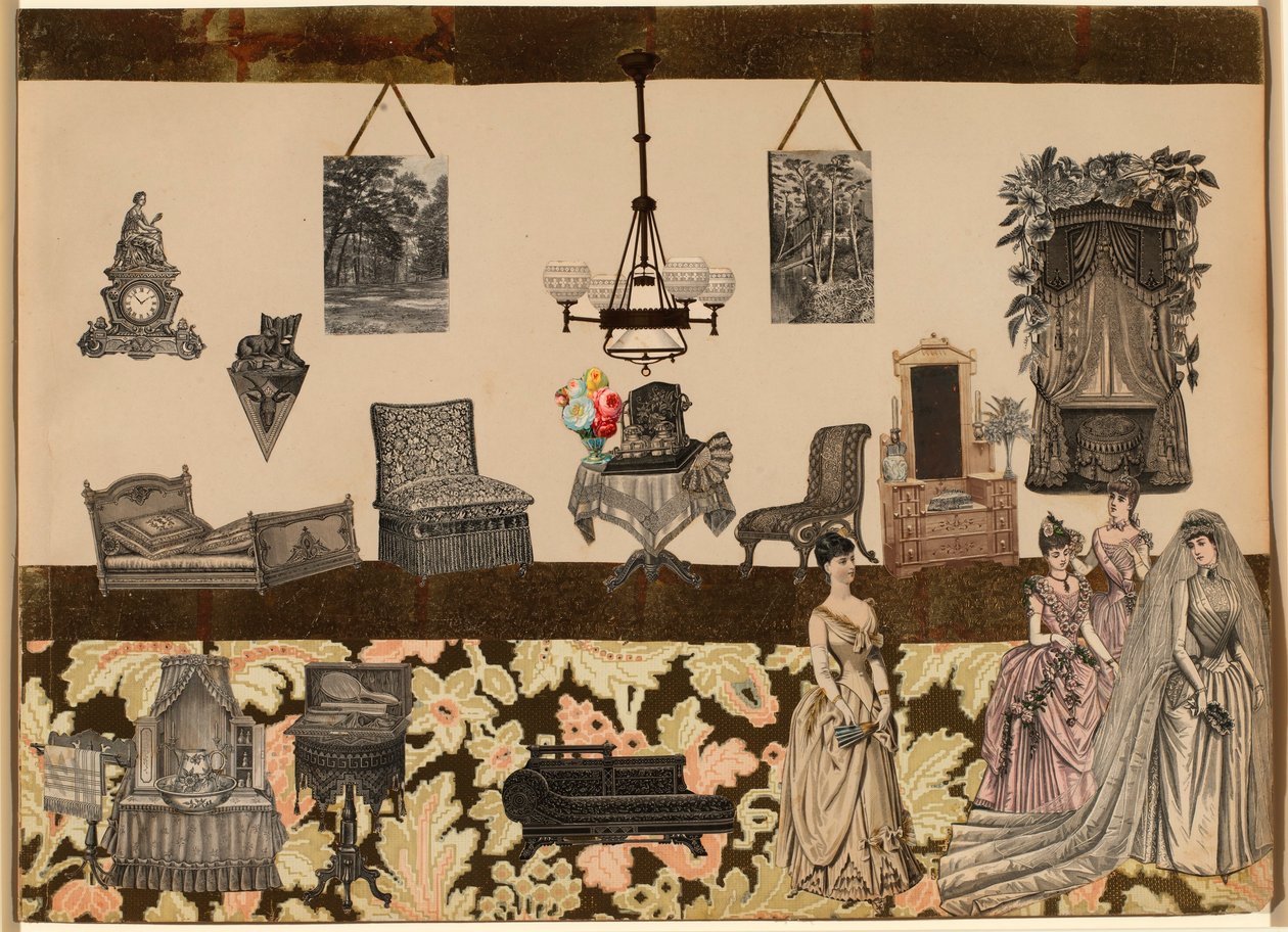 Sans titre (collage victorien) - Unidentified