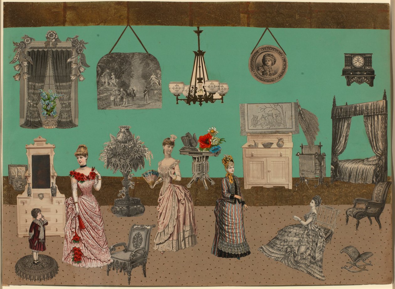 Sans titre (collage victorien) - Unidentified